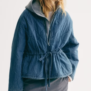 Quilted Denim Jacket