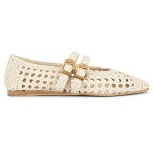 Dolce Vita Baylee Woven Flat Creme