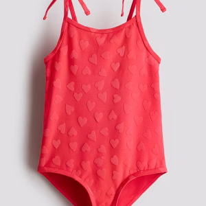 Texture-Pattern Swimsuit