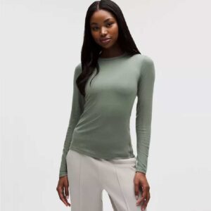 Hold Tight Long-Sleeve Shirt Willow Leaf