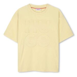 HUGO KIDS logo-embossed T-shirt
