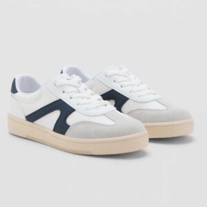 Leather mixed sneakers Off White