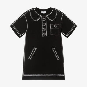 MARC JACOBS Girls Black Milano Jersey Printed Dress