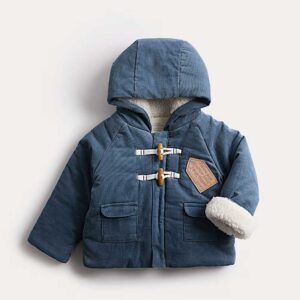 M&S Borg Lined Paddington™ Cord Duffle Jacket (0-12 Mths)