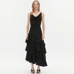 Stella Midi Skirt Black