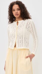 Velvet Daisy Knit Cardigan