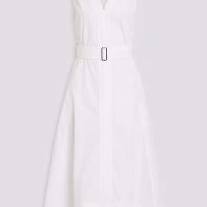 3.1 PHILLIP LIM Belted cotton-blend poplin midi dress