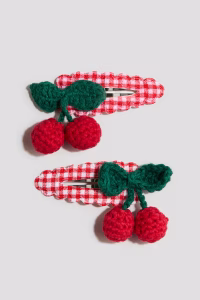 2-Pack Appliquéd Hair Clips