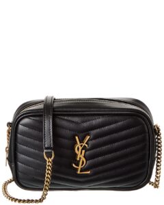 Saint Laurent Lou Mini Quilted Leather Camera Bag