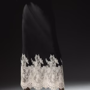 Lace-Trimmed Skirt