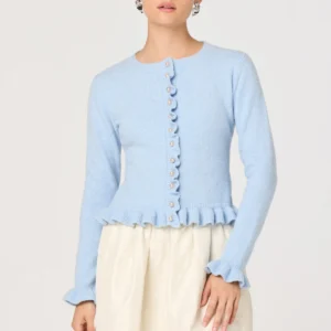 Eowyn Ruffle Trim Cardigan