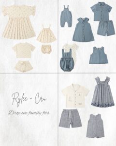 Rylee + Cru drop one family fits