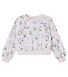 Molo Mabel floral cotton-blend sweatshirt