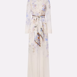 Zimmermann Luna belted floral maxi dress