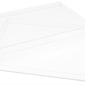 Acrylic Tray Small Tray Organizer with Lid - 15”x11”x1” Decorative Tray