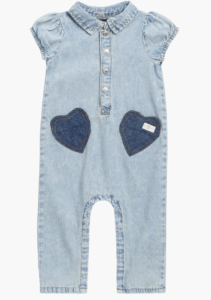 Heart Pocket Romper 7 For All Mankind