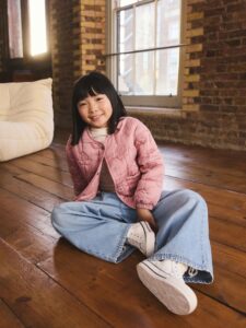 Pink Rose Quilted Jacket (3-16yrs)