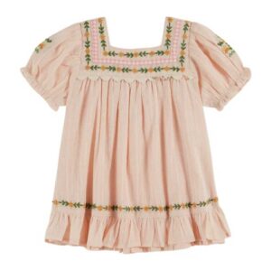 Embroidered Dress, Coquillage