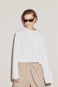 H&M Studio Collection Pocket-Detail Top