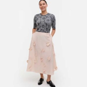 Kumarrus Unikko Skirt light pink