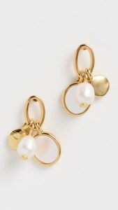 Madewell Freshwater Pearl Cluster Drop Earrings