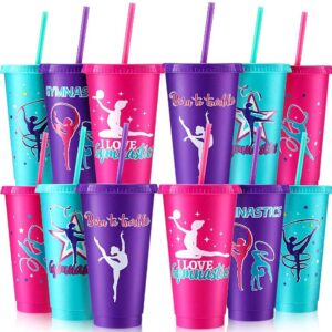 Nuogo 12 Pcs Gymnastics Party Favor Plastic Cups
