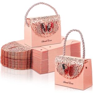 Outus 50 Pcs Butterflies Purse Party Favor Bags