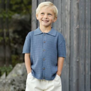 Rylee + Cru Aiden Polo Marine
