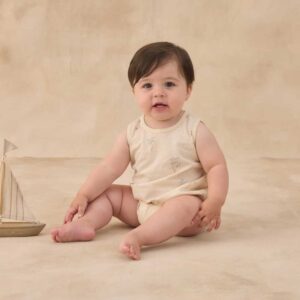Rylee + Cru  Bubble Onesie Palms