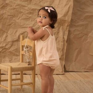Rylee + Cru  Nala Romper Pink Stripe