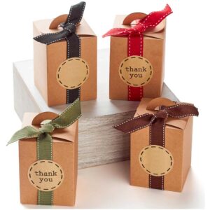 Small Gift Boxes with Ribbons & Stickers