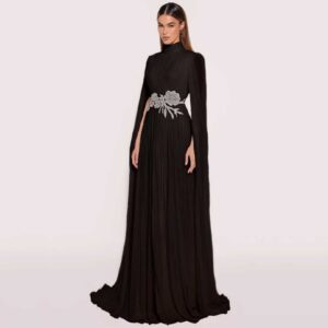 Tarõk Ediz  punch dress in black