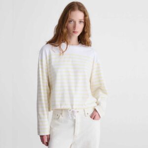 The Perfect Tie-Waist Tee in Allday Jersey