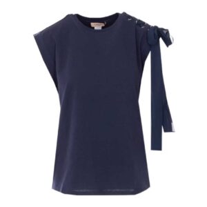 TWINSET Sleeveless Bow Detail T-Shirt