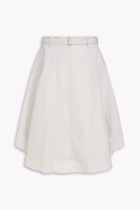 3.1 PHILLIP LIM Chiffon-trimmed cotton-blend mini skirt