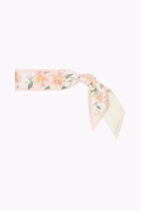 ZIMMERMANN Floral-print silk-twill scarf