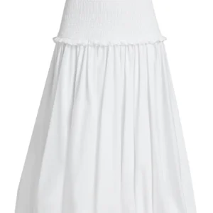 Cinq à Sept  Ellah Smocked Midi-Skirt