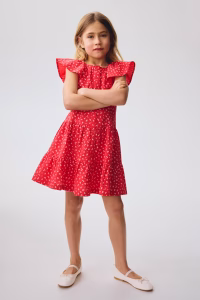 Tiered Seersucker Dress