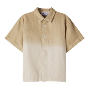 Molo Richie ombré linen and cotton shirt