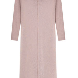 Knitted Maxi Dress - Pink