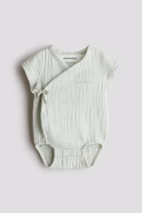 Cotton Muslin Bodysuit
