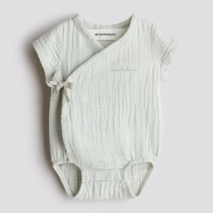 Cotton Muslin Bodysuit