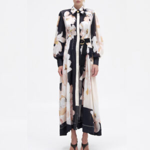 Aje Rosanna Floral Midi Dress