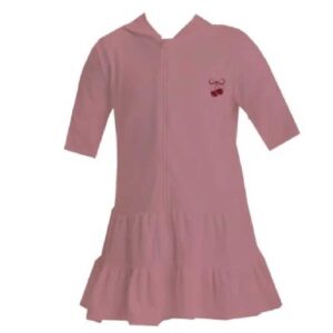 Aurora Classics Girls Terry Robe – Pink/Red
