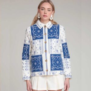 Bandana Patchwork Cotton Quilted Jacket