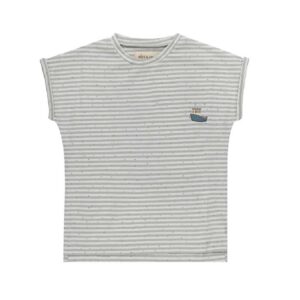 Boys Tee - Blue - Nautical Stripe