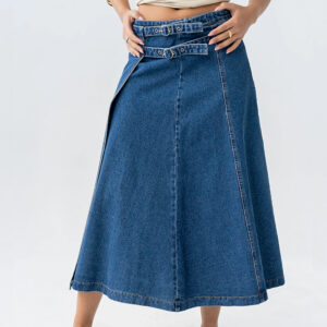 Carson Denim Midi Skirt