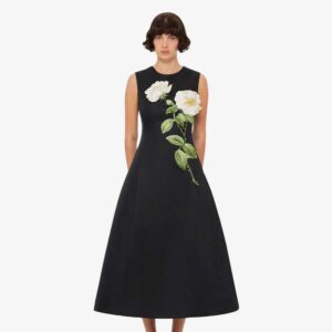 Cleo Embellished Sleeveless Midi Dress