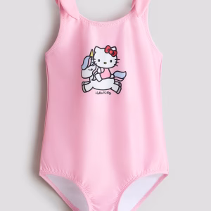 Printed Knot-Detail Swimsuit