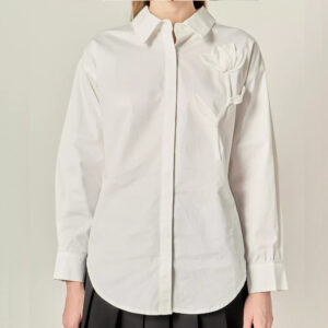 English Factory Women's Appliqued Accent Shirt